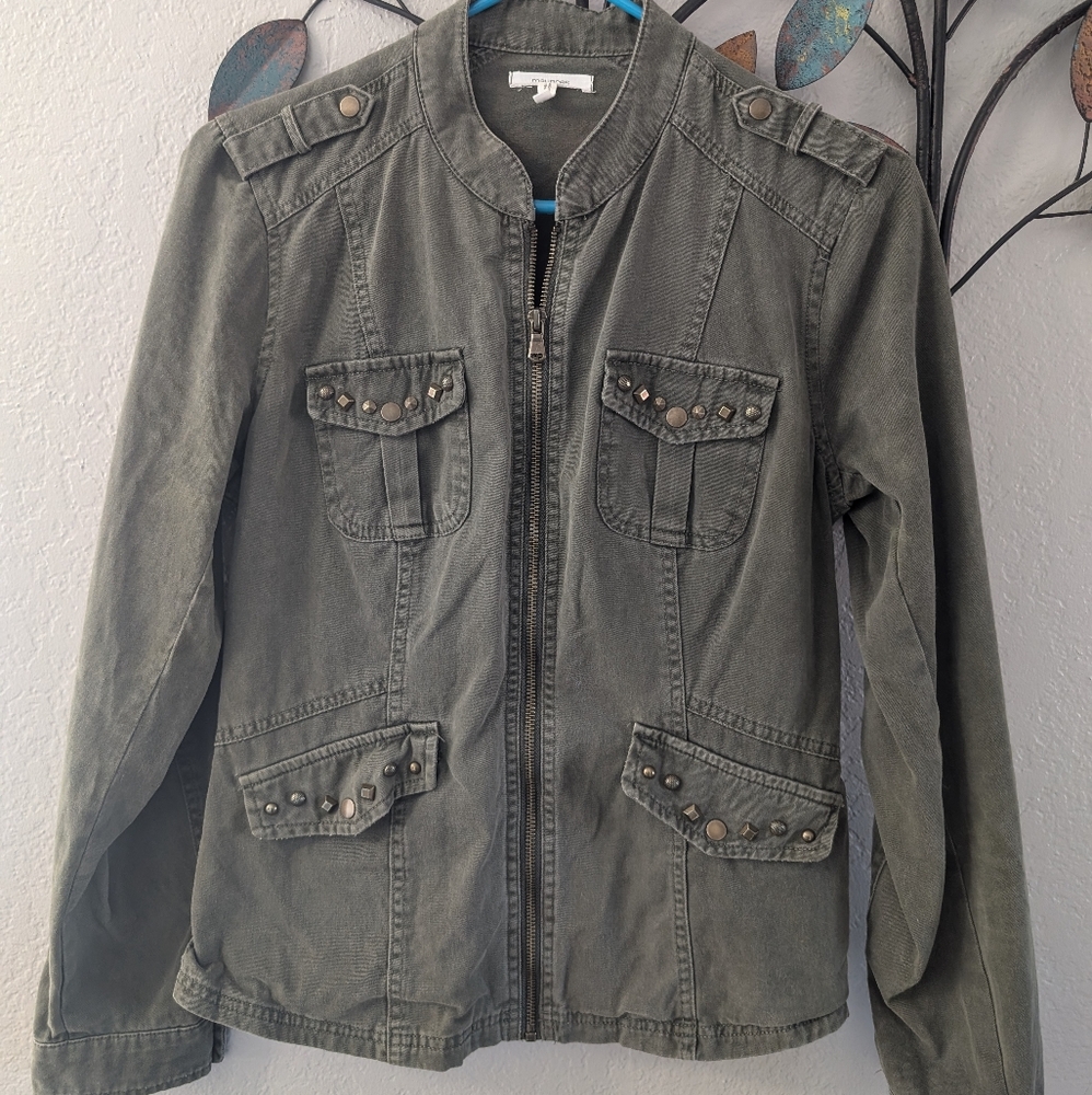 Maurices - Blazer Suit Utility Jacket - Bling Detail - Size M Medium